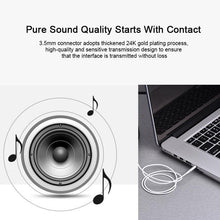 Load image into Gallery viewer, Premium 3.5mm 1m/2m/3-m AUX Headphone Cable Jack For Car Speaker Mobile Phone Headphones