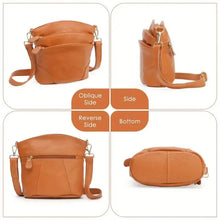 Load image into Gallery viewer, Premium Genuine Cowhide Leather Crossbody Bag