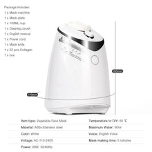 Load image into Gallery viewer, Premium Intelligent Facial Mask Maker for Collagen Fruit Vegetable Automatic Face Cream Making Facial Cream Maker Machine, Professional Facial Mask Machine Collagen Fruit Vegetable Automatic Facial Care Masks Maker Machine with Human Voice Reminder