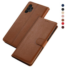 Load image into Gallery viewer, Premium PU / Leather Case Magnetic Closure Protective Flip Wallet Case Cover Leather Case for Xiaomi Redmi Note 11S 10 10S 9 9S 9T 8T 8 7 6 5 5A Pro Max 4X 9A 8A 7A 6A POCO X3 NFC Flip Wallet