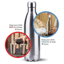 Load image into Gallery viewer, Premium Quality 350/500/750/1000ml Double-wall Creative BPA free Water Bottle Stainless Steel Beer Tea Coffee Portable Sport Vacuum thermos