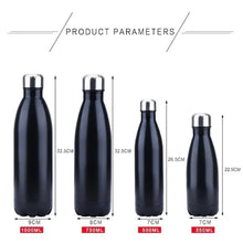 Load image into Gallery viewer, Premium Quality 350/500/750/1000ml Double-wall Creative BPA free Water Bottle Stainless Steel Beer Tea Coffee Portable Sport Vacuum thermos
