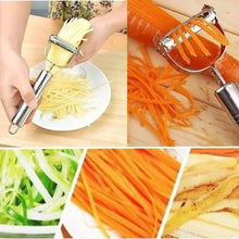 Load image into Gallery viewer, Premium Stainless Steel Vegetable Grater & Peeler