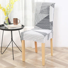 Load image into Gallery viewer, Print Pattened Dining Chair Cover Spandex Elastic Chair Slipcover Stretch Case For Chairs Wedding Hotel Banquet Fit Stretch Short Dining Room Chair Covers with Printed Pattern Banquet Chair Seat Protector Slipcover For Home Party Hotel Wedding Ceremony
