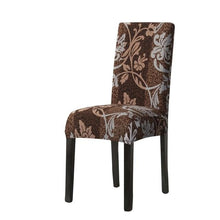 Load image into Gallery viewer, Print Pattened Dining Chair Cover Spandex Elastic Chair Slipcover Stretch Case For Chairs Wedding Hotel Banquet Fit Stretch Short Dining Room Chair Covers with Printed Pattern Banquet Chair Seat Protector Slipcover For Home Party Hotel Wedding Ceremony