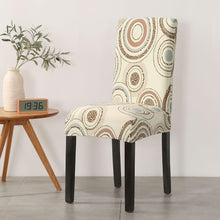 Load image into Gallery viewer, Print Pattened Dining Chair Cover Spandex Elastic Chair Slipcover Stretch Case For Chairs Wedding Hotel Banquet Fit Stretch Short Dining Room Chair Covers with Printed Pattern Banquet Chair Seat Protector Slipcover For Home Party Hotel Wedding Ceremony