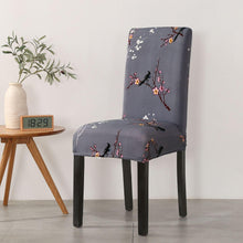 Load image into Gallery viewer, Print Pattened Dining Chair Cover Spandex Elastic Chair Slipcover Stretch Case For Chairs Wedding Hotel Banquet Fit Stretch Short Dining Room Chair Covers with Printed Pattern Banquet Chair Seat Protector Slipcover For Home Party Hotel Wedding Ceremony