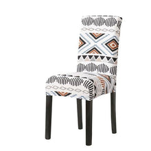 Load image into Gallery viewer, Print Pattened Dining Chair Cover Spandex Elastic Chair Slipcover Stretch Case For Chairs Wedding Hotel Banquet Fit Stretch Short Dining Room Chair Covers with Printed Pattern Banquet Chair Seat Protector Slipcover For Home Party Hotel Wedding Ceremony