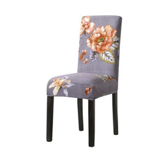 Load image into Gallery viewer, Print Pattened Dining Chair Cover Spandex Elastic Chair Slipcover Stretch Case For Chairs Wedding Hotel Banquet Fit Stretch Short Dining Room Chair Covers with Printed Pattern Banquet Chair Seat Protector Slipcover For Home Party Hotel Wedding Ceremony