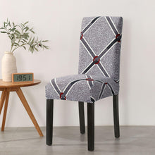 Load image into Gallery viewer, Print Pattened Dining Chair Cover Spandex Elastic Chair Slipcover Stretch Case For Chairs Wedding Hotel Banquet Fit Stretch Short Dining Room Chair Covers with Printed Pattern Banquet Chair Seat Protector Slipcover For Home Party Hotel Wedding Ceremony