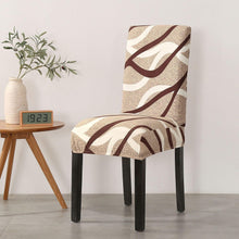 Load image into Gallery viewer, Print Pattened Dining Chair Cover Spandex Elastic Chair Slipcover Stretch Case For Chairs Wedding Hotel Banquet Fit Stretch Short Dining Room Chair Covers with Printed Pattern Banquet Chair Seat Protector Slipcover For Home Party Hotel Wedding Ceremony