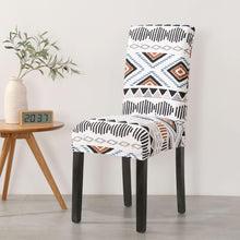 Load image into Gallery viewer, Print Pattened Dining Chair Cover Spandex Elastic Chair Slipcover Stretch Case For Chairs Wedding Hotel Banquet Fit Stretch Short Dining Room Chair Covers with Printed Pattern Banquet Chair Seat Protector Slipcover For Home Party Hotel Wedding Ceremony