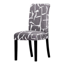 Load image into Gallery viewer, Printed Chair Cover Economical and Practical Stretch Seat Cover Slipcovers Big Elastic Washable Dining Chairs Beach Chairs Removable Washable Short Parsons Kitchen Chair Covers Protector for Dining Room Hote