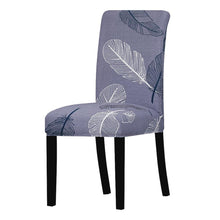 Load image into Gallery viewer, Printed Chair Cover Economical and Practical Stretch Seat Cover Slipcovers Big Elastic Washable Dining Chairs Beach Chairs Removable Washable Short Parsons Kitchen Chair Covers Protector for Dining Room Hote