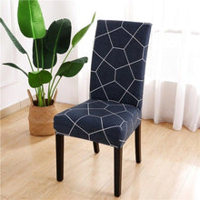 Load image into Gallery viewer, Printed Chair Cover Spandex Stretch Durable Soft Seat Chair Covers Slipcovers for Kitchen Dining Room Wedding Banquet Hotel Chair Covers for Dining Room Stretch Spandex Removable Washable Anti-dust Seat Slipcover Protector for Hotel Office Ceremony