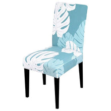 Load image into Gallery viewer, Printed Chair Cover Spandex Stretch Slipcovers Elastic Chair Covers Dining Banquet Home Hotel Weddings Christmas Seat Protector Super Fit Slipcover Stretch Removable Washable Soft Spandex Fabric For Home Hotel Dining Room Ceremony Banquet Wedding Party