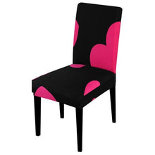 Load image into Gallery viewer, Printed Chair Cover Spandex Stretch Slipcovers Elastic Chair Covers Dining Banquet Home Hotel Weddings Christmas Seat Protector Super Fit Slipcover Stretch Removable Washable Soft Spandex Fabric For Home Hotel Dining Room Ceremony Banquet Wedding Party
