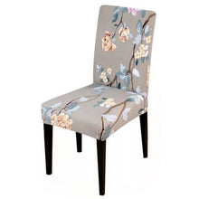 Load image into Gallery viewer, Printed Chair Cover Spandex Stretch Slipcovers Elastic Chair Covers Dining Banquet Home Hotel Weddings Christmas Seat Protector Super Fit Slipcover Stretch Removable Washable Soft Spandex Fabric For Home Hotel Dining Room Ceremony Banquet Wedding Party