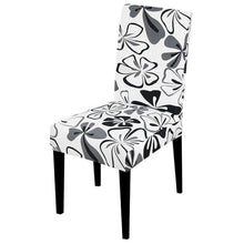 Load image into Gallery viewer, Printed Chair Cover Spandex Stretch Slipcovers Elastic Chair Covers Dining Banquet Home Hotel Weddings Christmas Seat Protector Super Fit Slipcover Stretch Removable Washable Soft Spandex Fabric For Home Hotel Dining Room Ceremony Banquet Wedding Party