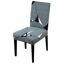 Load image into Gallery viewer, Printed Chair Cover Spandex Stretch Slipcovers Elastic Chair Covers Dining Banquet Home Hotel Weddings Christmas Seat Protector Super Fit Slipcover Stretch Removable Washable Soft Spandex Fabric For Home Hotel Dining Room Ceremony Banquet Wedding Party