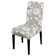 Load image into Gallery viewer, Printed Chair Cover Spandex Stretch Slipcovers Elastic Chair Covers Dining Banquet Home Hotel Weddings Christmas Seat Protector Super Fit Slipcover Stretch Removable Washable Soft Spandex Fabric For Home Hotel Dining Room Ceremony Banquet Wedding Party