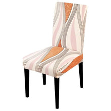 Load image into Gallery viewer, Printed Chair Cover Spandex Stretch Slipcovers Elastic Chair Covers Dining Banquet Home Hotel Weddings Christmas Seat Protector Super Fit Slipcover Stretch Removable Washable Soft Spandex Fabric For Home Hotel Dining Room Ceremony Banquet Wedding Party