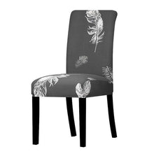 Load image into Gallery viewer, Printed Chair Cover Washable Removable Big Elastic Seat Arm Covers Slipcovers Stretch For Banquet Hotel Printed Dining Chair Slipcovers, Removable Washable Soft Spandex Stretch Chair Covers Banquet Chair