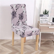 Load image into Gallery viewer, Printed Modern Chair Cover Spandex Stretch Elastic Chair Covers Seat Cover For Dining Room Hotel Wedding Banquet Cover Printed Stretchable Parson Chair Covers for Dining Room Pattern Stretch Dining Chair Slipcover Washable Removable for Kitchen