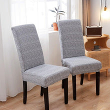 Load image into Gallery viewer, Printed Polyester Fabric Chair Cover Washable Chair Covers Seat Slipcovers Stretch Dining Seat Case For Home Stretch Removable Washable Dining Room Chair Protector Slipcovers/Home Decor Dining Room Seat Cover Multiple Styles