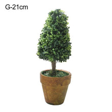 Load image into Gallery viewer, Artificial 1 Pc Heart Star Round Potted Decor Bonsai Ornament Home Garden Wedding Party Decor Home Decoration