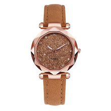 Load image into Gallery viewer, Women's Causal Watch With Leather Belts And Sandblasted Background Luxury Wristwatch Excellent Design Perfect Gift