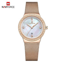 Load image into Gallery viewer, Fashion Elegant Watches Luxury Analog Women Watch With Date Casual Quartz Wristwatch With Stainless Steel Mesh Band Perfect Gift