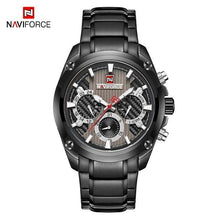 Load image into Gallery viewer, Men's Waterproof Stainless Steel Watch With Chronometers Business Style Wristwatch Unique Design Perfect Gift