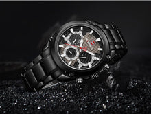 Load image into Gallery viewer, Men's Waterproof Stainless Steel Watch With Chronometers Business Style Wristwatch Unique Design Perfect Gift
