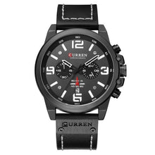 Load image into Gallery viewer, Retro Waterproof Watch With Chronometers Steel Case And Leather Belts Unique Design Excellent Look Perfect Gift For Your Man