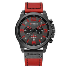 Load image into Gallery viewer, Retro Waterproof Watch With Chronometers Steel Case And Leather Belts Unique Design Excellent Look Perfect Gift For Your Man