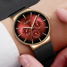 Load image into Gallery viewer, Men's Elegant Watch With Stainless Steel Straps And Chronometers For Day And Date Display Unique Design Perfect Gift For Man And Women