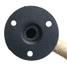 Load image into Gallery viewer, Industrial Style Furniture Handle Barn Sliding Wooden Door Handles Black Antique Vintage European Wrought Iron Rope Handle Drawer Pull Knob Antique Black Knobs Handles Hardware
