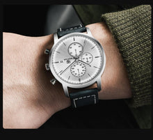 Load image into Gallery viewer, 2021 New Business Men Watch Full Steel Quartz Luxury Casual Waterproof Leather Sports Male Wristwatch