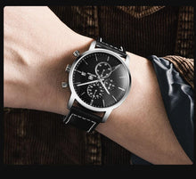 Load image into Gallery viewer, 2021 New Business Men Watch Full Steel Quartz Luxury Casual Waterproof Leather Sports Male Wristwatch