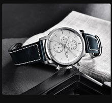 Load image into Gallery viewer, 2021 New Business Men Watch Full Steel Quartz Luxury Casual Waterproof Leather Sports Male Wristwatch