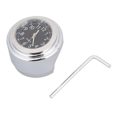 Load image into Gallery viewer, Waterproof Motorcycle Handlebar Mount Quartz Clock Motorcycle Handlebar Motorcycle Handlebar Clock Motorcycle Modification Handlebar Mount Waterproof Quartz Clock Watch Accessories Watch Aluminum Luminous Clock Moto Black Accessories