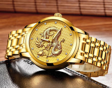 Load image into Gallery viewer, Men's Waterproof Watch With 3D Dragon Design Excellent Look Perfect Gift For Your Man