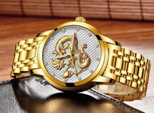 Load image into Gallery viewer, Men's Waterproof Watch With 3D Dragon Design Excellent Look Perfect Gift For Your Man