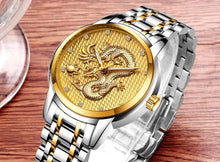 Load image into Gallery viewer, Men's Waterproof Watch With 3D Dragon Design Excellent Look Perfect Gift For Your Man