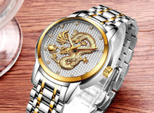 Load image into Gallery viewer, Men's Waterproof Watch With 3D Dragon Design Excellent Look Perfect Gift For Your Man