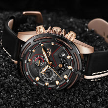 Load image into Gallery viewer, Waterproof Men's Sports Watch With Leather Transparent Belts, Chronometers Day View Perfect Gift