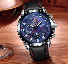 Load image into Gallery viewer, Men's Watch With Chronometers Day Display And Fluorescent Hands Unique Design Excellent Gift