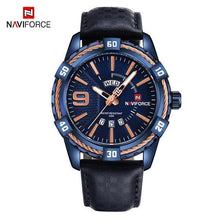 Load image into Gallery viewer, Men's Waterproof Leaghter Watch With Day, Date and Fluorescent Hands Perfect Gift For Your Man