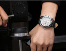 Load image into Gallery viewer, Men's Waterproof Leaghter Watch With Day, Date and Fluorescent Hands Perfect Gift For Your Man